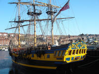 Grand Turk, Whitby harbour